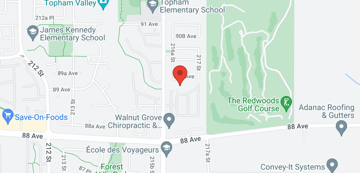 map of 21658 89 AVENUE